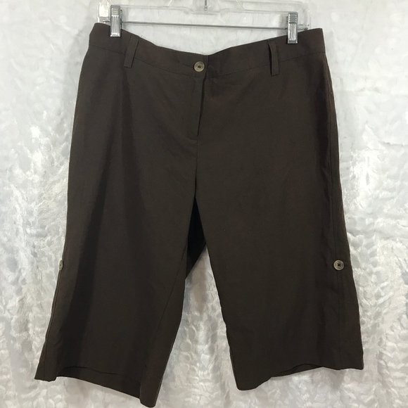 Weatherproof Pants - Weatherproof Women's Roll-Tap Bermuda Shorts